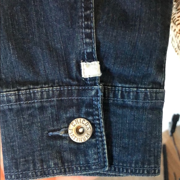 Chico’s Jean Jacket - Picture 7 of 9